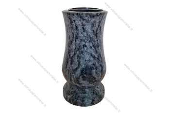 Оливково-зеленая гранитная ваза VGR02 для могил